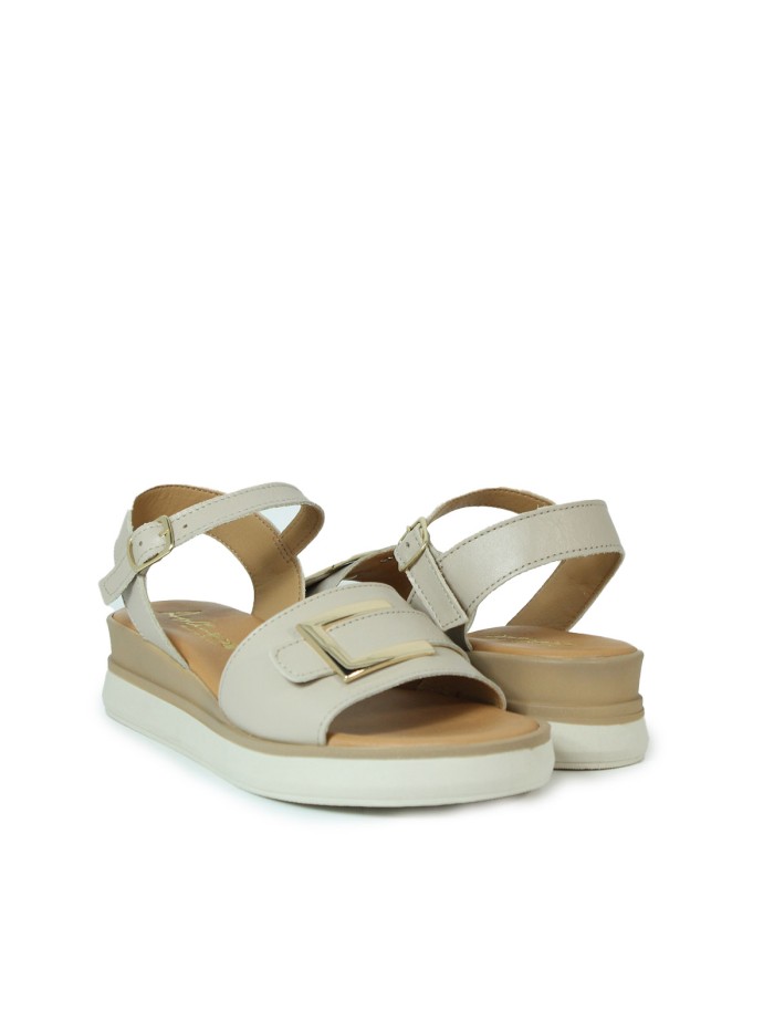 SANDALIAS DE GEL MUJER 14596 APLAUSO BEIGE