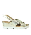 SANDALIAS DE GEL METALIZADAS APLAUSO 12611 ORO