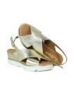 SANDALIAS DE GEL METALIZADAS APLAUSO 12611 ORO