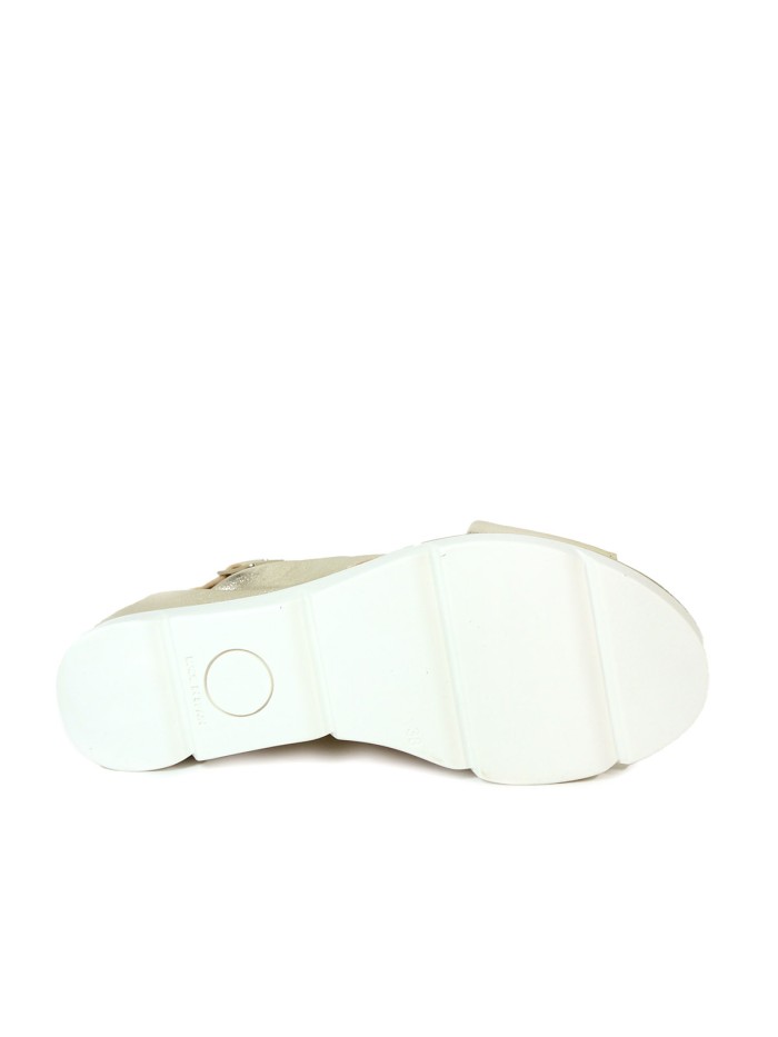 SANDALIAS DE GEL METALIZADAS APLAUSO 12611 ORO