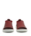 SANDALIAS FLEXIBLES DE PIEL APLAUSO SAVANA 1124302 ROJO