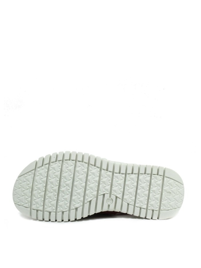 SANDALIAS FLEXIBLES DE PIEL APLAUSO SAVANA 1124302 ROJO
