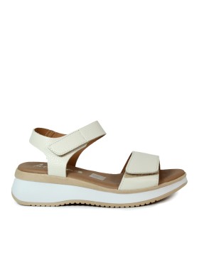 SANDALIAS DE PIEL PARA MUJER APLAUSO SELENE 5660 HIELO