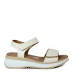 SANDALIAS DE PIEL PARA MUJER APLAUSO SELENE 5660 HIELO