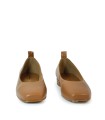 BAILARINA DE PIEL CAMEL CON PUNTA CUADARADA APLAUSO IRIS 16080