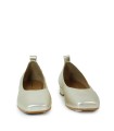 BAILARINA DE PIEL METALIZADA PUNTA CUADRADA APLAUSO IRIS 16080