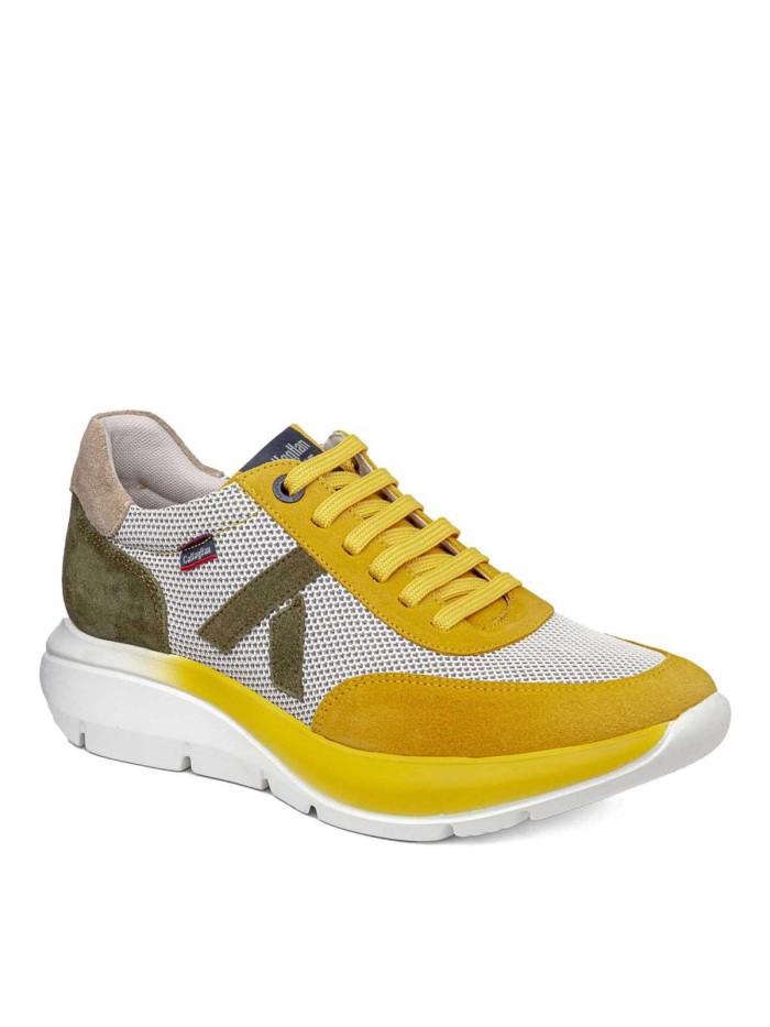 ZAPATILLAS DE CORDONES CALLAGHAN LUXE 61202.2 AMARILLO