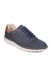 ZAPATO DE PIEL CON CORDONES CALLAGHAN Awat-V. 47104 AZUL