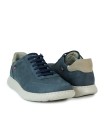 ZAPATO DE PIEL CON CORDONES CALLAGHAN SAND USED 61802 AZUL