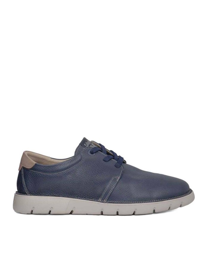ZAPATO DE PIEL CON CORDONES CALLAGHAN FLEXIBLE 57700 MARINO