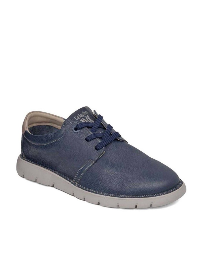 ZAPATO DE PIEL CON CORDONES CALLAGHAN FLEXIBLE 57700 MARINO