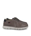 ZAPATO DE PIEL CON CORDONES CALLAGHAN FLEXIBLE 57700 TAUPE