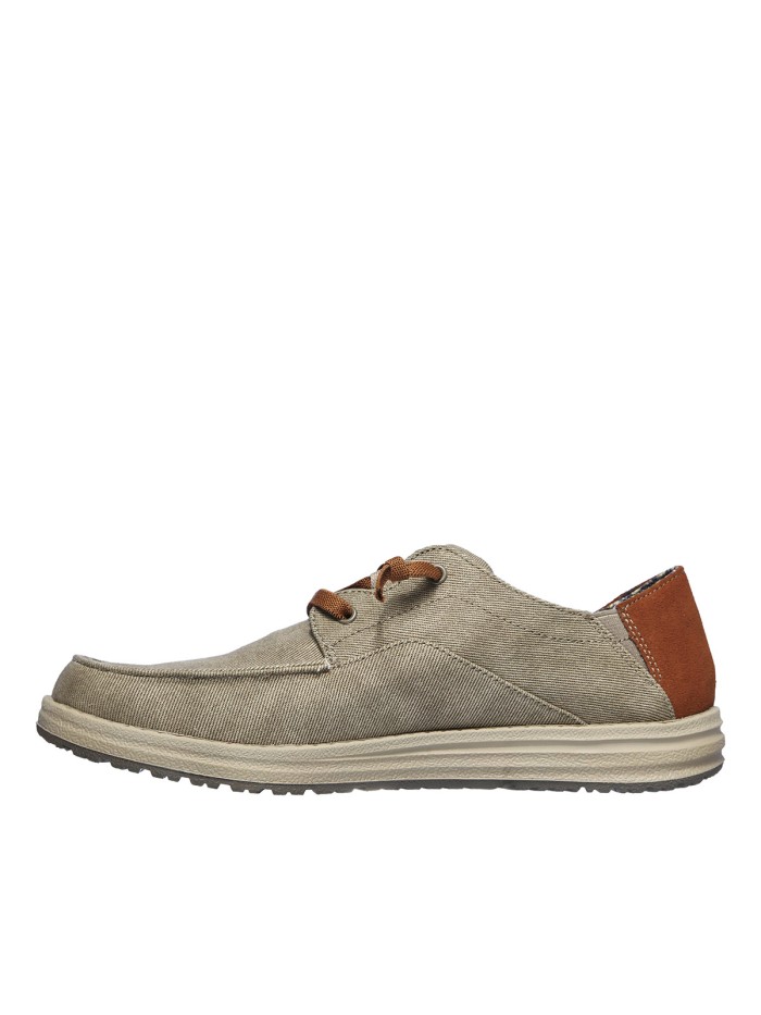 ZAPATILLAS CASUAL CABALLERO SKECHERS Relaxed Fit: Melson - Planon 210116 TAUPE
