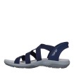 SANDALIAS DE MUJER Skechers Slip-ins: Reggae Slim - Stretch Flex 163460 MARINO