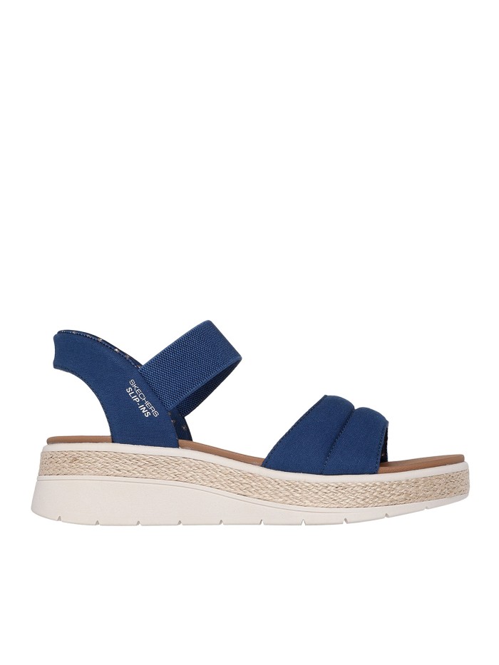 SANDALIAS DE MUJER Skechers Slip-ins: BOBS Sun Ray 114413 MARINO