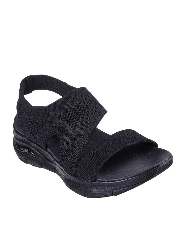 SANDALIAS MUJER SKECHERS Arch Fit - Brightest Day 119458 NEGRO