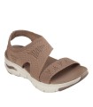 SANDALIAS MUJER SKECHERS Arch Fit - Brightest Day 119458 TAUPE