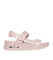 SANDALIAS ROSAS METALIZADAS CON CÁMARA DE AIRE SKECHERS 120016