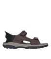 SANDALIAS CON VELCROS DE CABALLERO SKECHERS Slip-ins Relaxed Fit: Tresmen - Reece MARRÓN