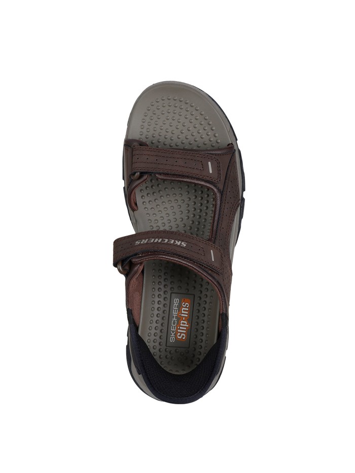 SANDALIAS CON VELCROS DE CABALLERO SKECHERS Slip-ins Relaxed Fit: Tresmen - Reece MARRÓN