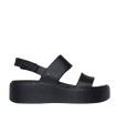 SANDALIAS CON PLATAFORMA MÁXIMO CONFORT FOAMIES: ARCH FIT UPBEAT - SUNRISE 111257 SKECHERS NEGRO