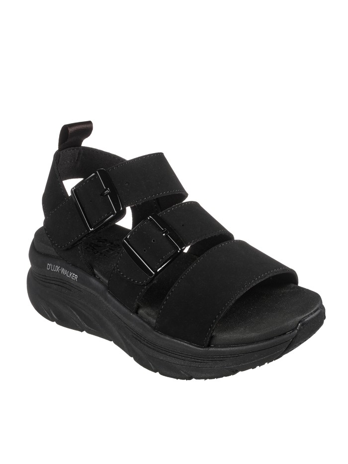 SANDALIAS Skechers Relaxed Fit: D'Lux Walker - Retro Cosmos 119234 NEGRO