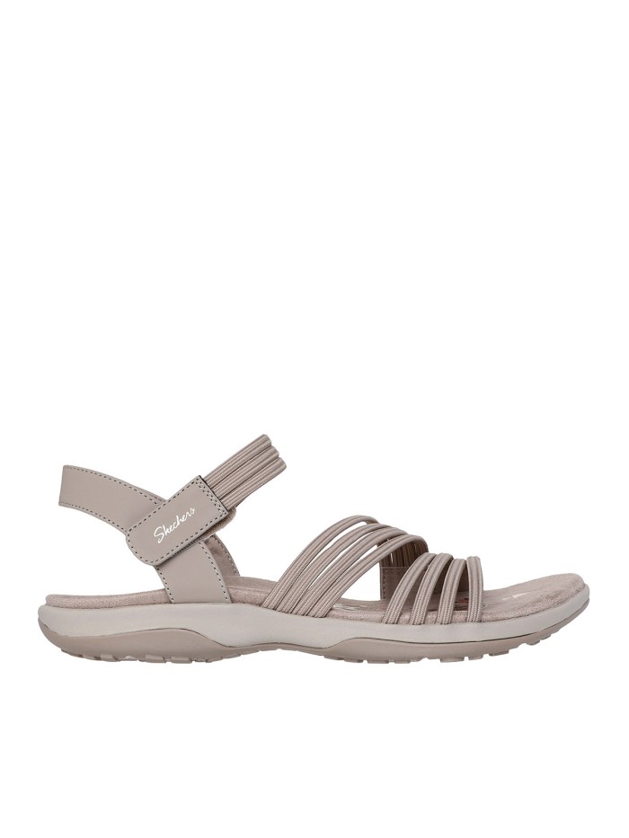 SANDALIAS ELÁSTICAS SKECHERS Reggae Slim - Coffee Run 163573 TAUPE