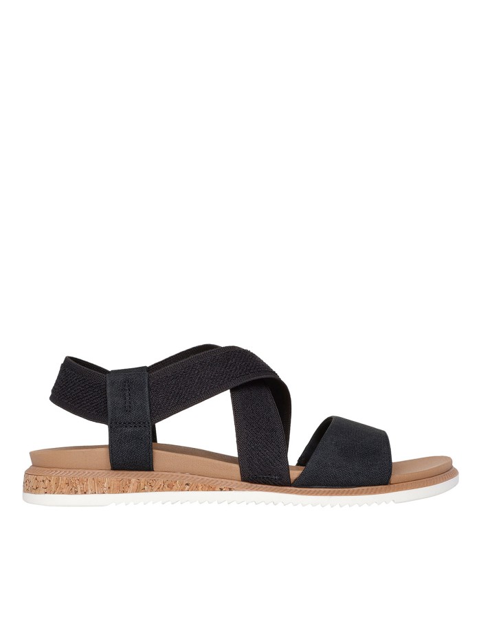 SANDALIAS DEPORTIVAS SKECHERS BOBS Desert Kiss Low 114705 NEGRO