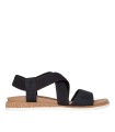 SANDALIAS DEPORTIVAS SKECHERS BOBS Desert Kiss Low 114705 NEGRO