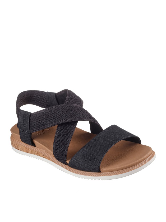 SANDALIAS DEPORTIVAS SKECHERS BOBS Desert Kiss Low 114705 NEGRO