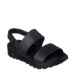 SANDALIAS ESTILOSAS CON PLATAFORMA FOAMIES: ARCH FIT FOOTSTEPS - DAY DREAM 111380 SKECHERS NEGRO