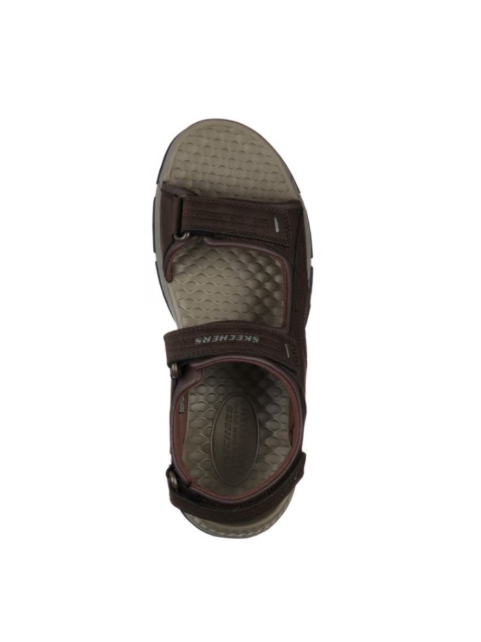 SANDALIAS CÓMODAS Y RESISTENTES RELAXED FIT: TRESMEN 204105 SKECHERS MARRON