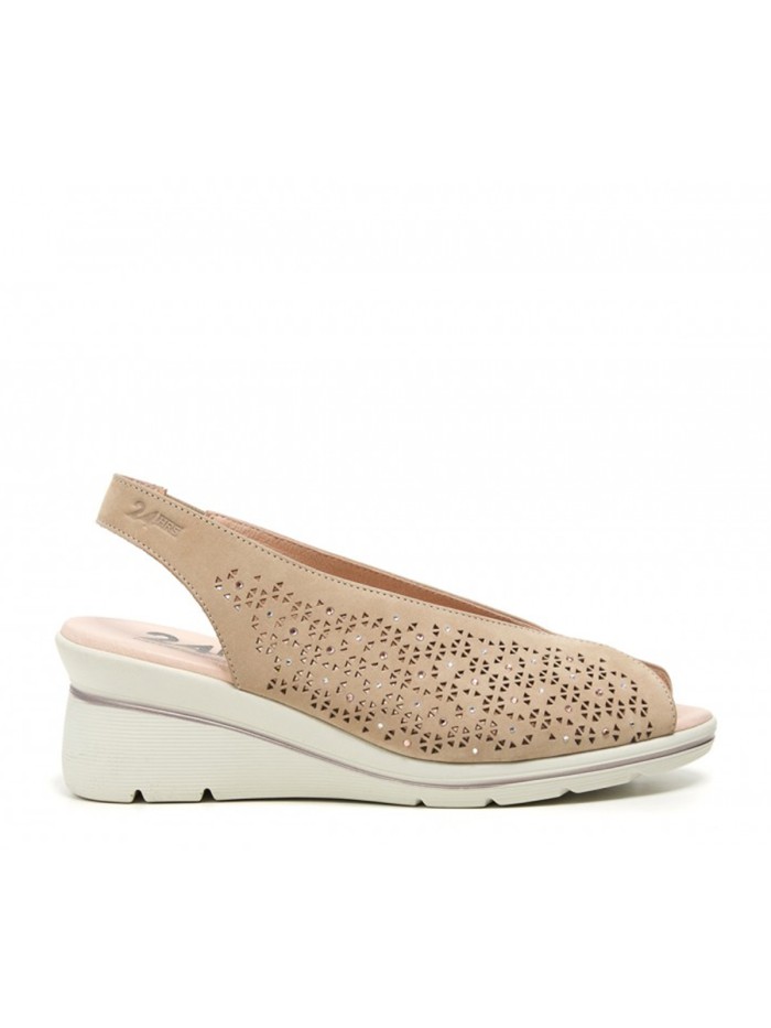 ZAPATO CONFORT DESTALONADO CON PEDRERÍA 24HRS ATENAS RELAX ARENA