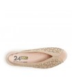 ZAPATO CONFORT DESTALONADO CON PEDRERÍA 24HRS ATENAS RELAX ARENA