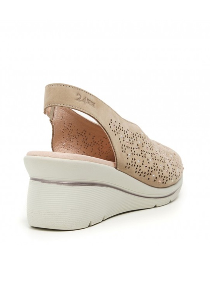 ZAPATO CONFORT DESTALONADO CON PEDRERÍA 24HRS ATENAS RELAX ARENA