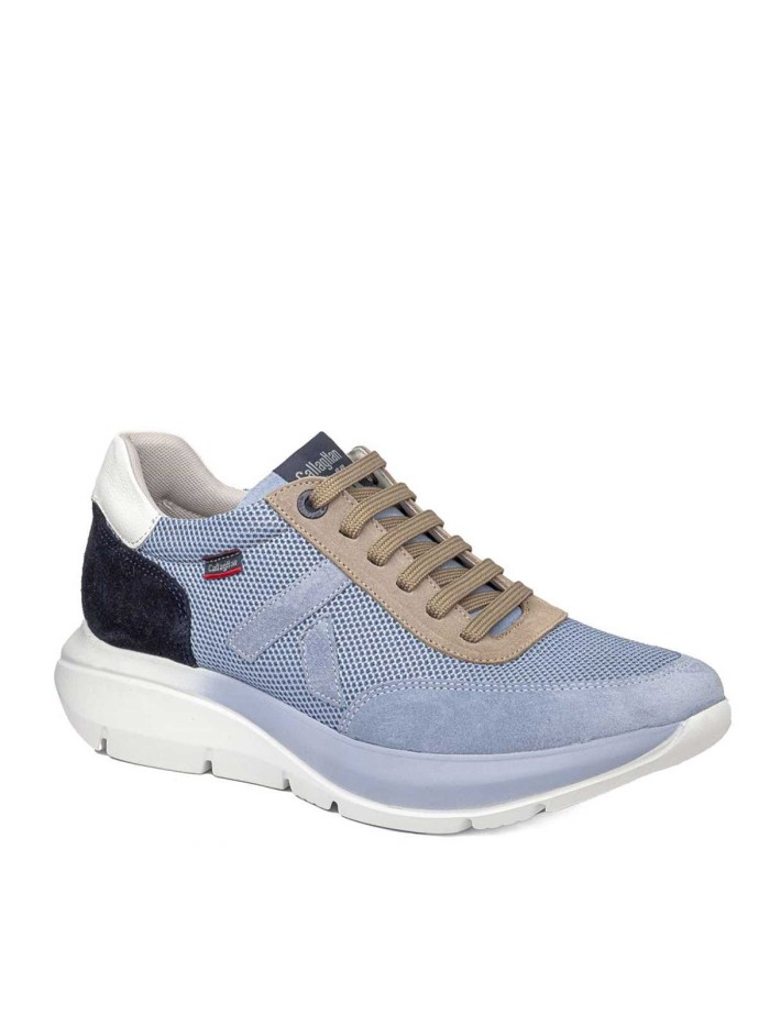 ZAPATILLAS CASUAL DE CORDONES CALLAGHAN LUXE 61203.1 CELESTE
