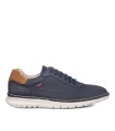 ZAPATO DE PIEL CON CORDONES CALLAGHAN Awat-V. 47104 AZUL