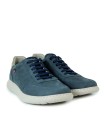 ZAPATO DE PIEL CON CORDONES CALLAGHAN SAND USED 61802 AZUL