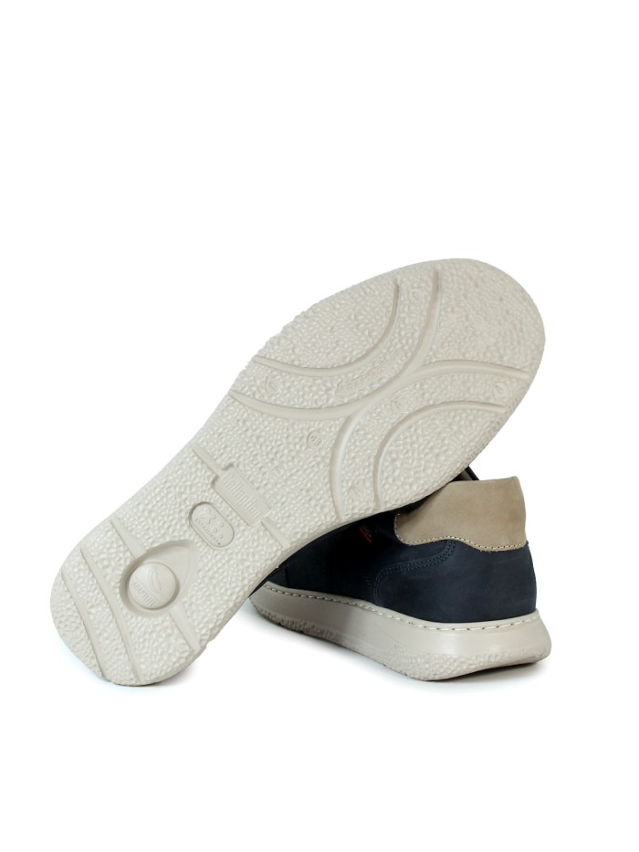 ZAPATO DE PIEL CON CORDONES CALLAGHAN SAND USED 61802 AZUL