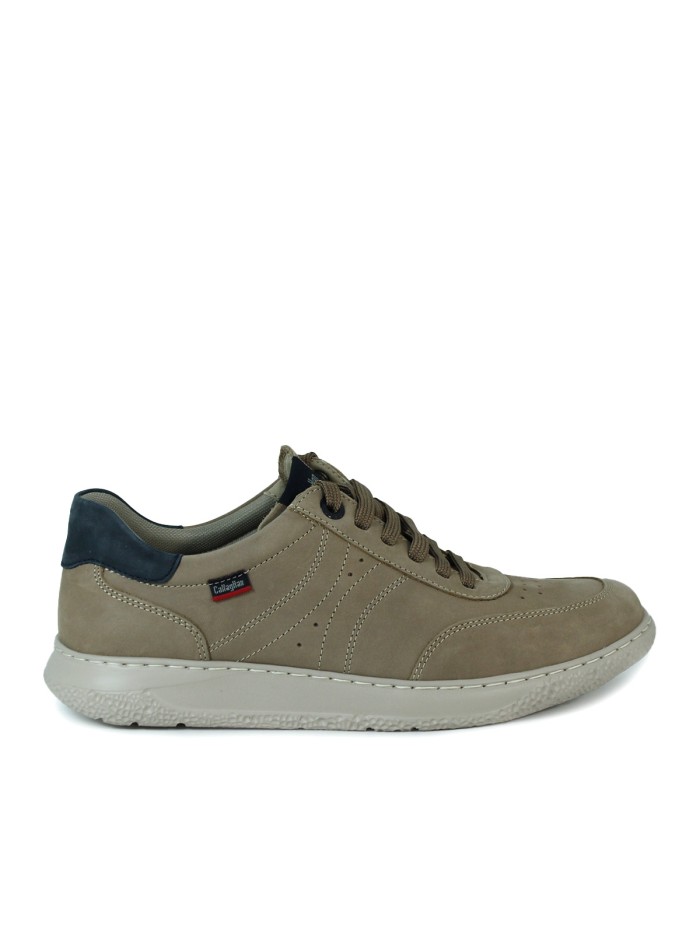ZAPATO DE PIEL CON CORDONES CALLAGHAN SAND USED 61802 TAUPE