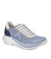 ZAPATILLAS CASUAL DE MUJER CON CORDONES CALLAGHAN PESCA 62400.2 CELESTE
