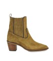 BOTINES DE MUJER DE PIEL CON TACÓN 5213-1101 CUERO