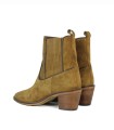 BOTINES DE MUJER DE PIEL CON TACÓN 5213-1101 CUERO