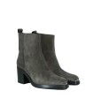 BOTÍN DE MUJER EN SERRAJE CON TACÓN ALPE 5246-1134 GRIS
