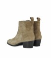 BOTA DE MUJER EN SERRAJE CON TACÓN ALPE CAMDEN 5266-1109 TAUPE