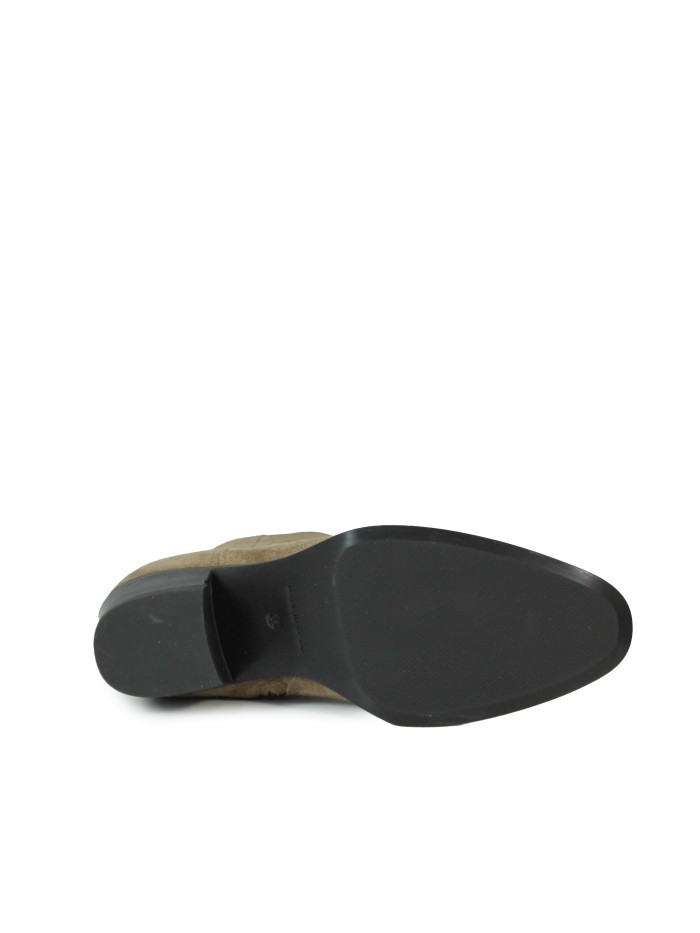 BOTA DE MUJER EN SERRAJE CON TACÓN ALPE CAMDEN 5266-1109 TAUPE