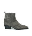 BOTÍN DE MUJER EN SERRAJE CON TACÓN ALPE CAMDEN 5266-1134 GRIS