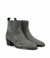 BOTÍN DE MUJER EN SERRAJE CON TACÓN ALPE CAMDEN 5266-1134 GRIS