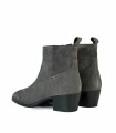 BOTÍN DE MUJER EN SERRAJE CON TACÓN ALPE CAMDEN 5266-1134 GRIS