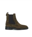BOTA MARRÓN DE MUJER EN SERRAJE CON TACÓN ALPE CAMDEN 5219-1146